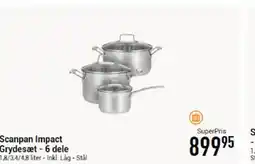 Imerco Scanpan Impact Grydesæt - 6 dele tilbud