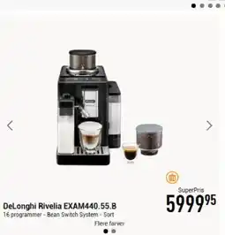 Imerco DeLonghi Rivelia EXAM440.55.B tilbud