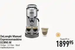 Imerco DeLonghi Manuel Espressomaskine EC890.M tilbud