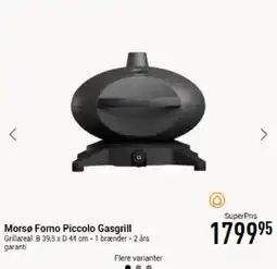 Imerco Morsø Forno Piccolo Gasgrill tilbud