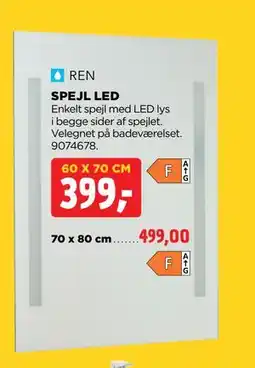 jem & fix SPEJL LED tilbud
