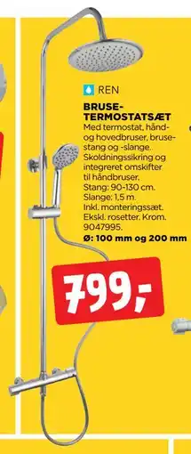 jem & fix BRUSETERMOSTATSÆT, DKK 799 tilbud
