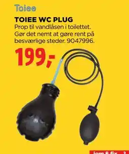 jem & fix TOIEE WC PLUG, DKK 199 tilbud