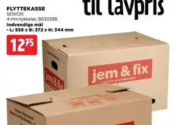 jem & fix FLYTTEKASSE, DKK 12.75 tilbud
