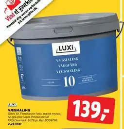 jem & fix LUXI VÆGMALING, DKK 139 tilbud