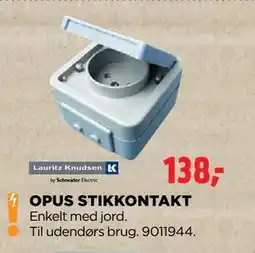 jem & fix OPUS STIKKONTAKT, DKK 138 tilbud