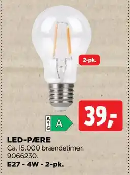 jem & fix LED-PÆRE, DKK 39 tilbud