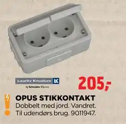 jem & fix OPUS STIKKONTAKT, DKK 205 tilbud