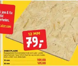 jem & fix OSB3 PLADE tilbud