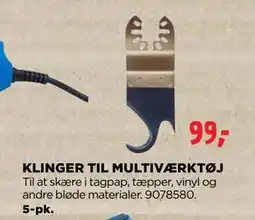 jem & fix KLINGER TIL MULTIVÆRKTØJ, DKK 99 tilbud