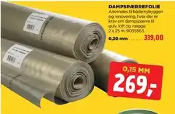 jem & fix DAMPSPÆRREFOLIE tilbud