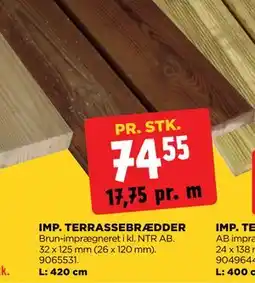 jem & fix IMP. TERRASSEBRÆDDER, DKK 74.55 tilbud