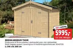 jem & fix REDSKABSRUM THOR, DKK 5995 tilbud