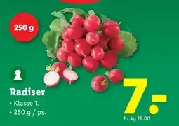 Lidl Radiser, DKK 7 tilbud