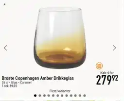 Imerco Broste Copenhagen Amber Drikkeglas tilbud