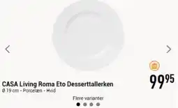 Imerco CASA Living Roma Eto Desserttallerken tilbud