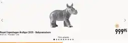 Imerco Royal Copenhagen Årsfigur 2025 - Babynæsehorn tilbud
