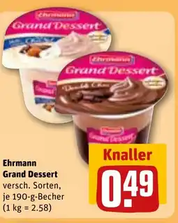 REWE DE Ehrmann Grand Dessert tilbud