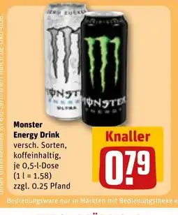 REWE DE Monster Energy Drink tilbud