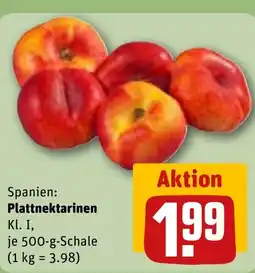 REWE DE Spanien: Plattnektarinen tilbud