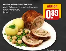 REWE DE Frischer Schweinerückenbraten tilbud