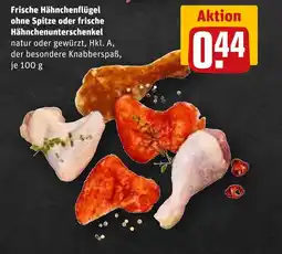 REWE DE Frische Hähnchenflügel ohne Spitze oder frische Hähnchenunterschenkel tilbud