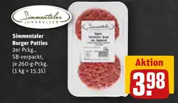 REWE DE Simmentaler Burger Patties tilbud