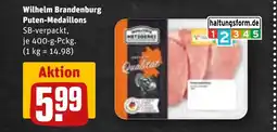 REWE DE Wilhelm Brandenburg Puten-Medaillons tilbud