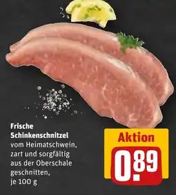 REWE DE Frische Schinkenschnitzel tilbud