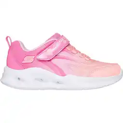 Sport 24 Skechers Sola Glow Velcro Sneakers M/Lys Børn tilbud