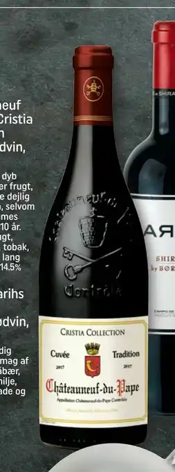 REMA 1000 Châteauneuf du Pape Cristia Collection Fransk rødvin tilbud