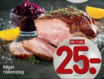 REMA 1000 Røget ribbensteg tilbud