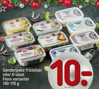 REMA 1000 Sønderjyske fristelser eller K-salat tilbud