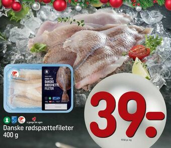 REMA 1000 Danske rødspættefileter tilbud