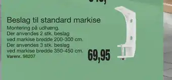 Harald Nyborg Beslag til standard markise tilbud