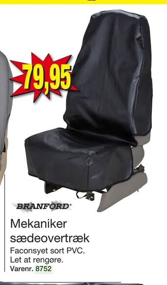 Mekaniker sædeovertræk