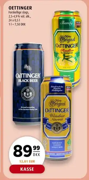 Scandinavian Park OETTINGER, DKK 89.99 tilbud