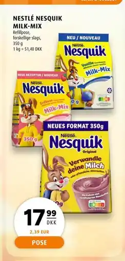 Scandinavian Park NESTLÉ NESQUIK MILK-MIX, DKK 17.99 tilbud