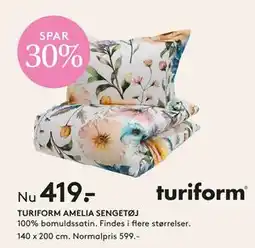 SENG TURIFORM AMELIA SENGETØJ, DKK 419 tilbud