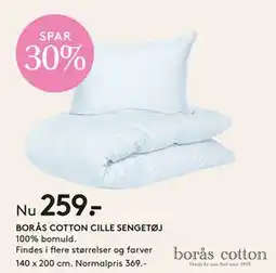SENG BORÅS COTTON CILLE SENGETØJ, DKK 259 tilbud