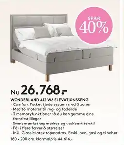 SENG WONDERLAND 412 W6 ELEVATIONSSENG, DKK 26768 tilbud