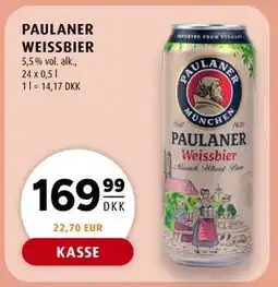 Scandinavian Park PAULANER WEISSBIER, DKK 169.99 tilbud