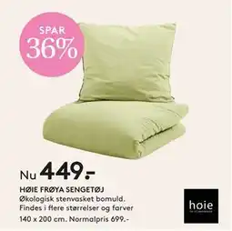 SENG HØIE FRØYA SENGETØJ, DKK 449 tilbud