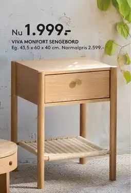 SENG VIVA MONFORT SENGEBORD, DKK 1999 tilbud