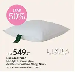 SENG LIXRA DUNPUDE, DKK 549 tilbud