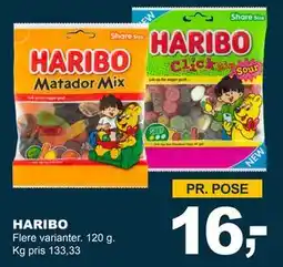 Let-Køb HARIBO, DKK 16 tilbud