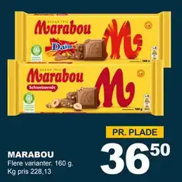 Let-Køb MARABOU, DKK 36.5 tilbud