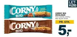 Let-Køb CORNY BIG MÜSLIBAR, DKK 5 tilbud