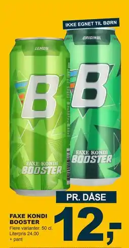 Let-Køb FAXE KONDI BOOSTER, DKK 12 tilbud