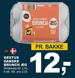 Let-Køb GESTUS DANSKE BRUNCH ÆG, DKK 12 tilbud